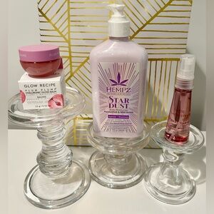 Hempz Star Dust, Glow Recipe, and Good Chemistry Set - NIB